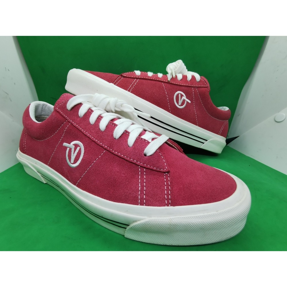 Vintage Vans Men's Sid DX Anaheim Factory OG Race Pink Sneakers Size 10.5 EU 44